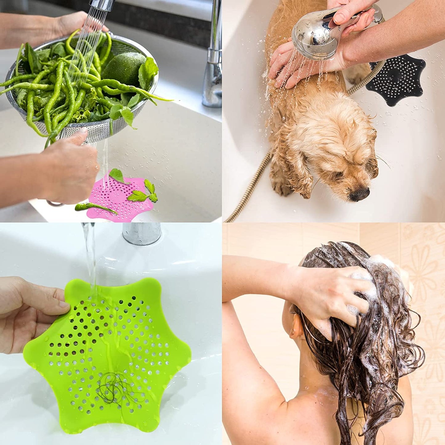 Silicone Starfish Drain Filter