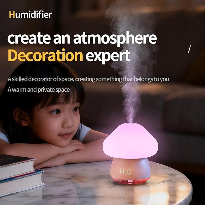 Paipai Lamp Humidifier — Tap-On Night Light