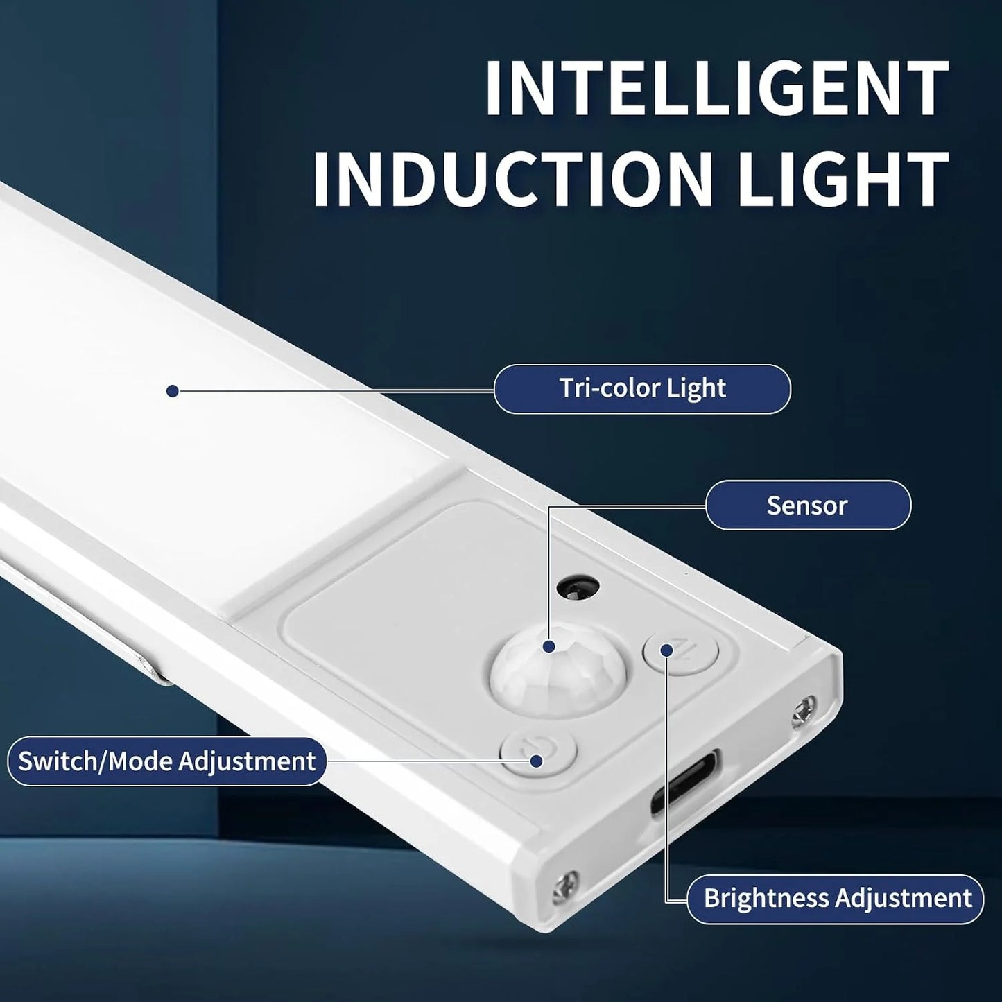 Motion Sensor Light Bar — Wireless & Rechargeable
