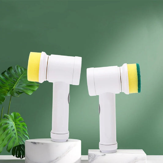 Electric Cleaning Brush — 5 Heads Set